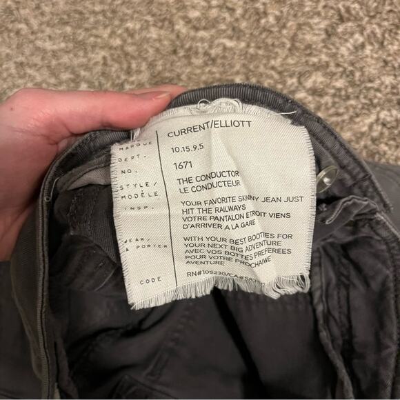 Current Elliott conductor skinny leg stretch jeans - Picture 9 of 14